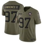 New York Giants #97 Dexter Lawrence II Olive 2025 F.U.S.E. Salute to Service Limited Stitched Jersey