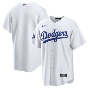 Los Angeles Dodgers Blank White 2025 World Series Champions Stitched Jersey