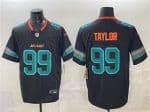 Miami Dolphins #99 Jason Taylor Black 2025 F.U.S.E. ¡°Rivalries¡± Vapor Limited Stitched Jersey