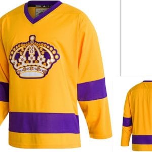 Los Angeles Kings Custom Yellow Jersey
