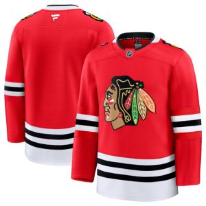 Chicago Blackhawks Custom Red 2024-25 Home Stitched Jersey