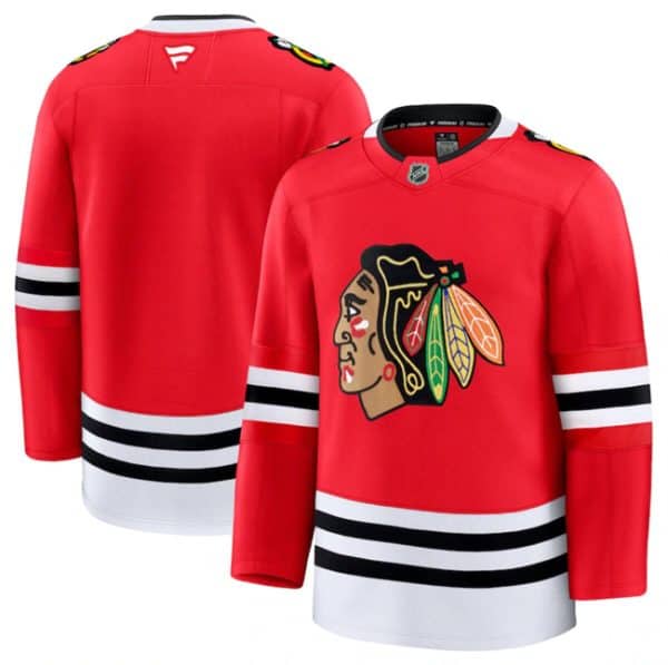 Chicago Blackhawks Custom Red 2024-25 Home Stitched Jersey
