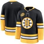 Boston Bruins Custom Black 100th Anniversary Stitched Jersey