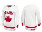 TEAM CANADA ADULT WHITE CUSTOM JERSEY