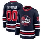 Winnipeg Jets Custom Navy 2024-25 Alternate Stitched Jersey