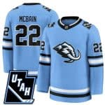 Utah Mammoth #22 Jack McBain 2025 Limited All Stitched Blue Jersey