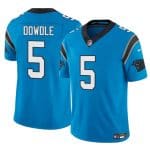 Carolina Panthers #5 Rico Dowdle Blue 2025 F.U.S.E. Vapor Limited Stitched Jersey