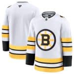 Boston Bruins Blank White 2025 Away Stitched Jersey