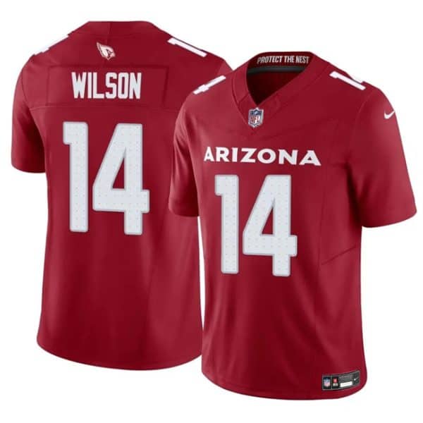 Arizona Cardinals #14 Michael Wilson Red 2025 F.U.S.E. Vapor Untouchable Limited Stitched Jersey