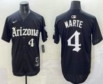 Arizona Diamondbacks #4 Ketel Marte Black Vapor Premier Limited Stitched Jersey