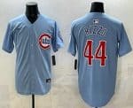 Chicago Cubs #44 Anthony Rizzo Baby Blue Limited Jersey