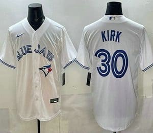 Toronto Blue Jays #30 Alejandro Kirk White Cool Base Jersey