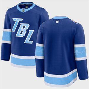 Tampa Bay Lightning Blank Blue 2026 Stadium Series Stitched Jersey