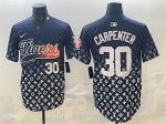Detroit Tigers #30 Kerry Carpenter Navy With Patch Vapor Premier Limited Stitched Jersey