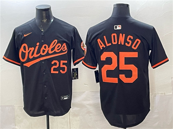 Baltimore Orioles #25 Pete Alonso Black 2025 Limited Stitched Jersey