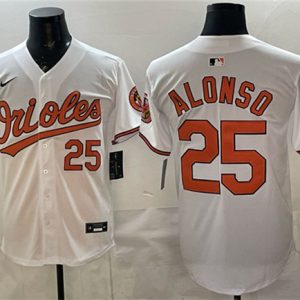 Baltimore Orioles #25 Pete Alonso White 2025 Home Limited Stitched Jersey
