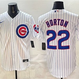 Chicago Cubs #22 Cade Horton White Cool Base Stitched Jersey