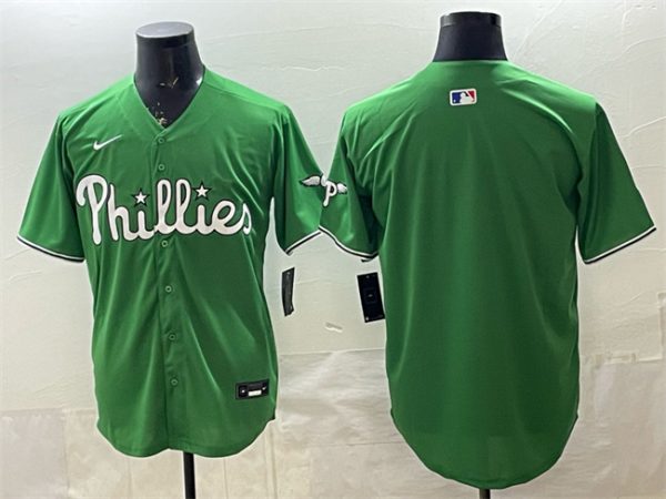 Philadelphia Phillies Blank Green Limited Stitched Jersey