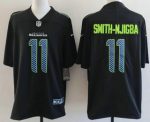 Seattle Seahawks #11 Jaxon Smith-Njigba Limited Black Fashion Vapor Jersey