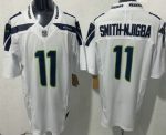 Seattle Seahawks #11 Jaxon Smith Njigba Limited White FUSE Vapor Jersey