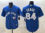 Toronto Blue Jays #84 Dylan Cease Blue 2025 Cool Base Stitched Jersey