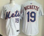 New York Mets #19 Bo Bichette White Limited Jersey