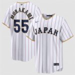Japan #55 Munetaka Murakami White 2026 World Classic Home Stadium Stitched Jersey