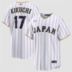 Japan #17 Yusei Kikuchi White 2026 World Classic Home Stadium Stitched Jersey