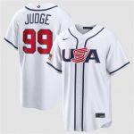 USA #99 Aaron Judge White 2026 World Classic Home Stadium Stitched Jersey