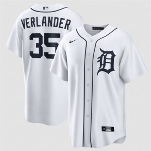 Detroit Tigers #35 Justin Verlander White 2026 Cool Base Stitched Jersey