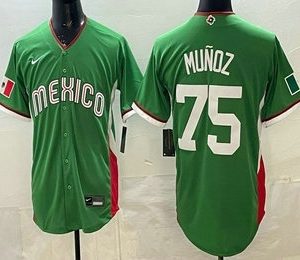 Mexico #75 Andres Munoz Green 2026 World Classic Cool Base Jersey