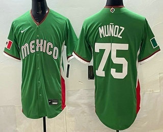 Mexico #75 Andres Munoz Green 2026 World Classic Cool Base Jersey