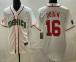 Mexico #16 Jarren Duran White 2026 World Classic Cool Base Jersey