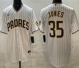 San Diego Padres #35 Randy Jones White Cool Base Jersey