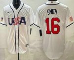 USA #16 Will Smith White 2026 World Classic Cool Base Jersey