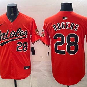 Baltimore Orioles #28 Trevor Rogers Orange 2025 Limited Stitched Jersey