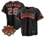 San Francisco Giants #26 Matt Chapman Black 2026 Alternate Stadium Stitched Jersey