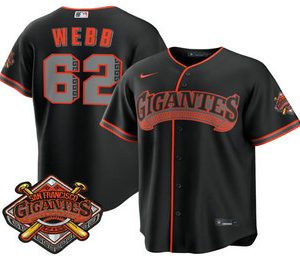 San Francisco Giants #62 Wilkin Ramos Black 2026 Alternate Stadium Stitched Jersey