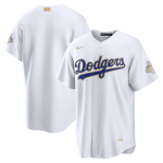 Los Angeles Dodgers Nike White 2026 Gold Collection Stadium Jersey