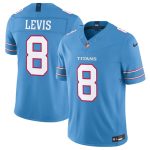 Tennessee Titans #8 Will Levis Light Blue 2026 F.U.S.E. Vapor Limited Stitched Jersey
