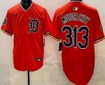 Detroit Tigers #313 Motor City Orange Limited Jersey