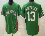 Mexico #13 Nick Gonzales Green 2026 World Classic Cool Base Jersey