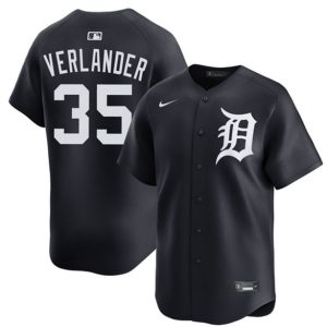 Detroit Tigers #35 Justin Verlander Black 2026 Limited Stitched Jersey