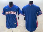 Dominican Republic Blank Royal 2026 World Classic Stadium Stitched Jersey